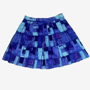 Vintage Geometric Tennis Skirt